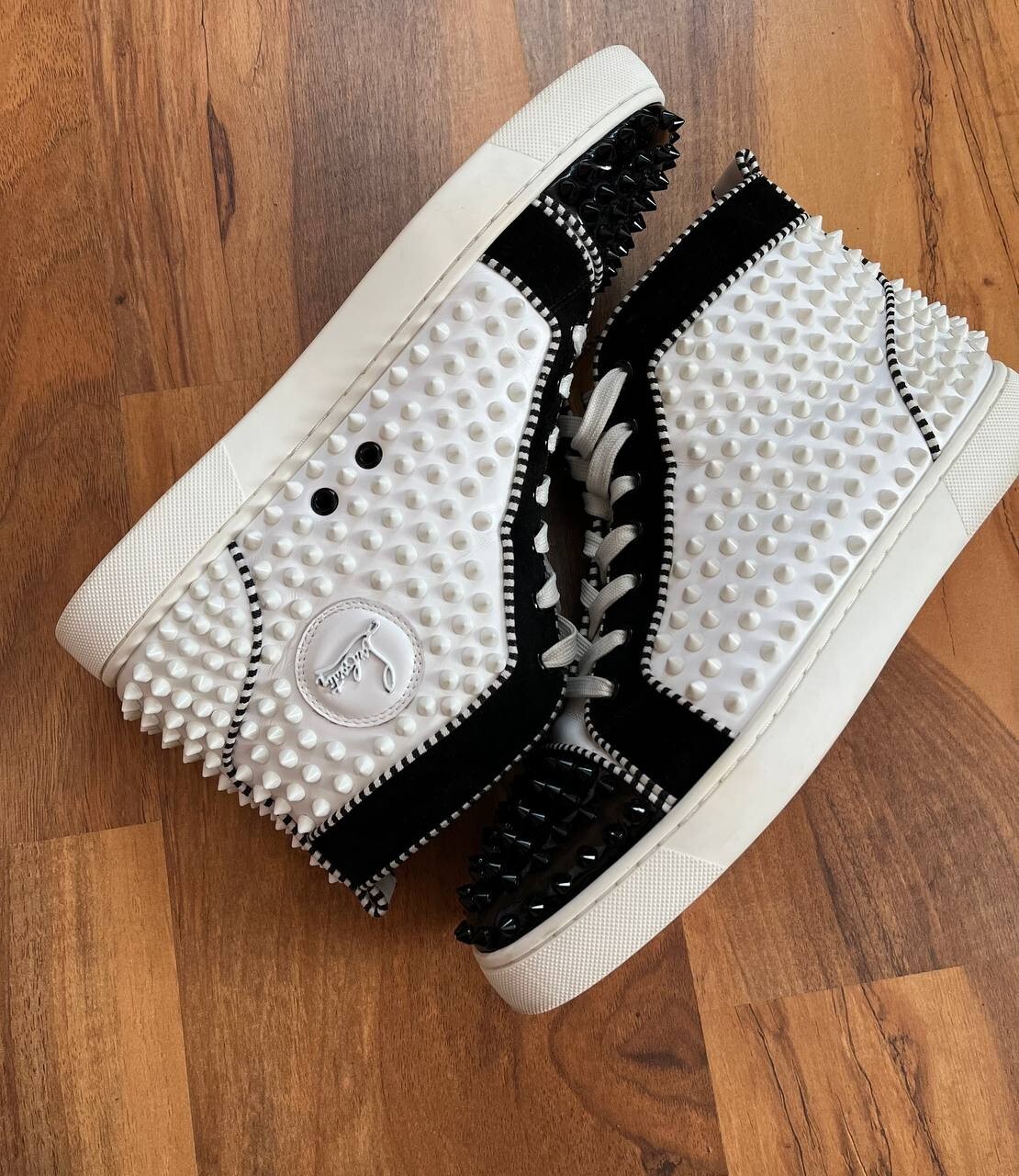 ■Christian Louboutin■Louis プリント ハイトップスニーカー □Christian Louboutin□Louis プリント ハイトップスニーカー