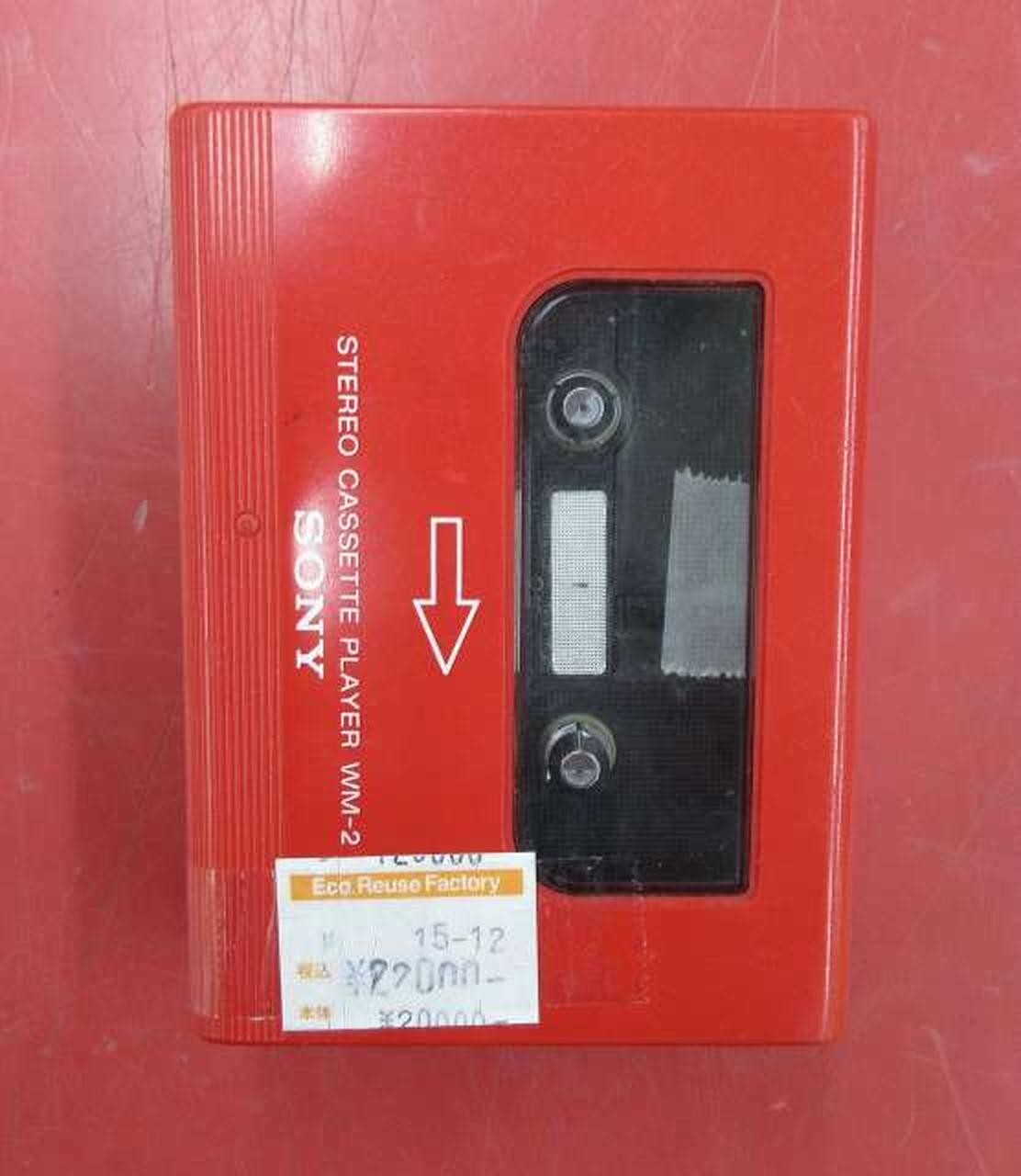 SONY ウォークマン2 WM-2 SONY WALKMAN WM-2 Portable Cassette Player Red Junk | eBay