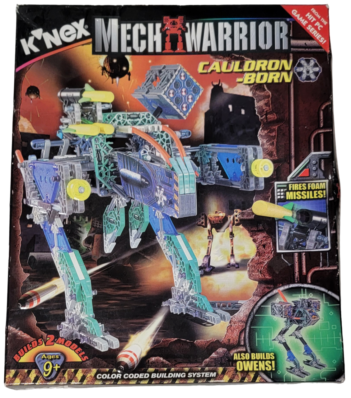 Knex Mech Warrior Cauldron Born Owens 12533 NEW SEALED 423 Knex Mech Warrior Cauldron Born Owens 12533 NEW SEALED 423