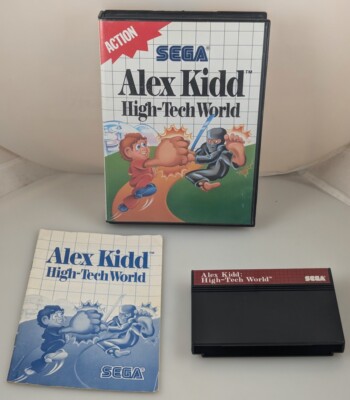 Sega Master System SMS - Alex Kidd High-Tech World - Complete CIB