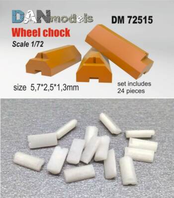 Dan Models 72515 - 1/72 Locking Pads, set No. 6 - 24 pices, scale kit Aircraft