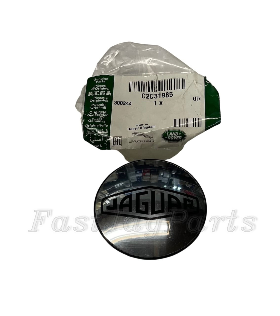 Jaguar XJ XK Road Wheel Badge C2C31985 GENUINE | eBay
