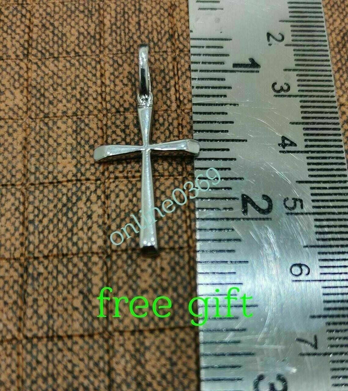 Pre-owned Online0369 4.1ct Baguette Cubic Zirconia Men Customize Letter Ring Silver Free Pendant In White