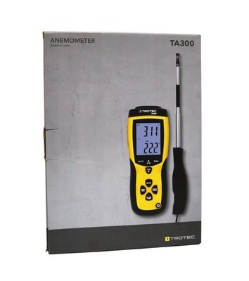 TROTEC TA300 Anemometer | Heißdraht-Luftgeschwindigkeitsmesser Temperaturmessug