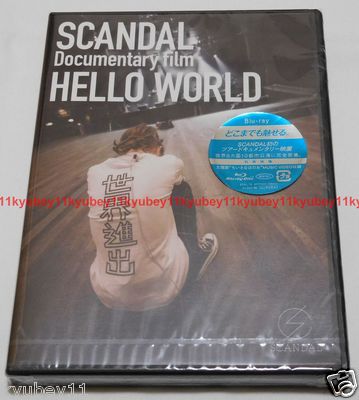 (未使用･未開封品)　SCANDAL “Documentary film 「HELLO WORLD」" [Blu-ray] df5ndr3 New SCANDAL Documentary film HELLO WORLD Blu-ray Japan ESXL