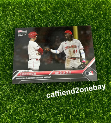 OHTANI & DE LA CRUZ Topps Now 750 Superstars Clash Interleague Matchup NEW