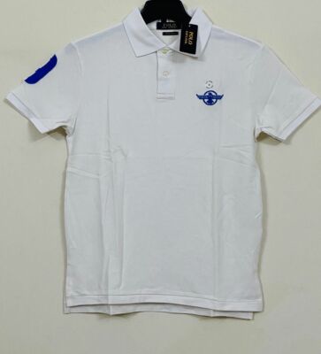 Men's Slim-Fit Causal Cotton Polo T-shirt Shirt Contrast Jersey Short Sleeve 