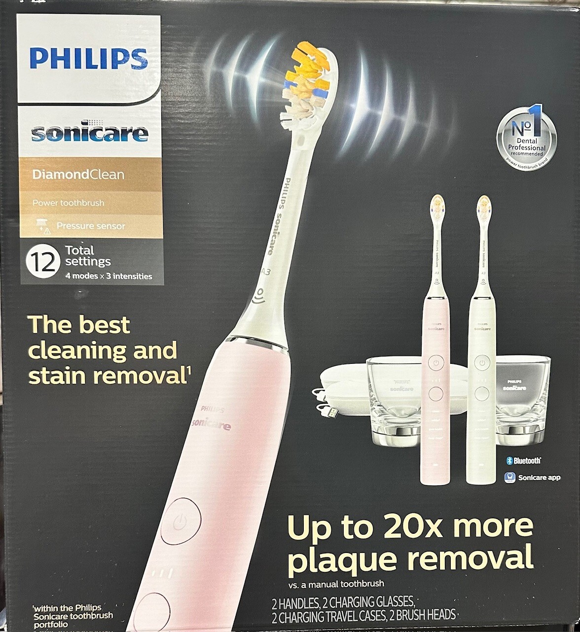 PHILIPS Sonicare DiamondClean 本体 追加ブラシ付き PHILIPS Sonicare DiamondClean 本体 追加ブラシ付き PHILIPS