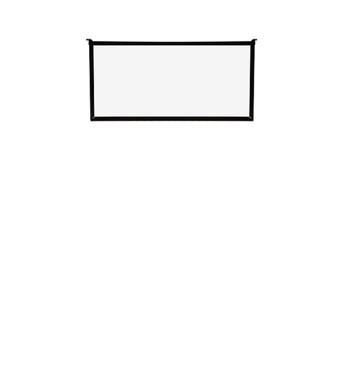 Deer Blind Window 24" x 12" Aluminum Frame, Tempered Glass w/Mounting Hardware