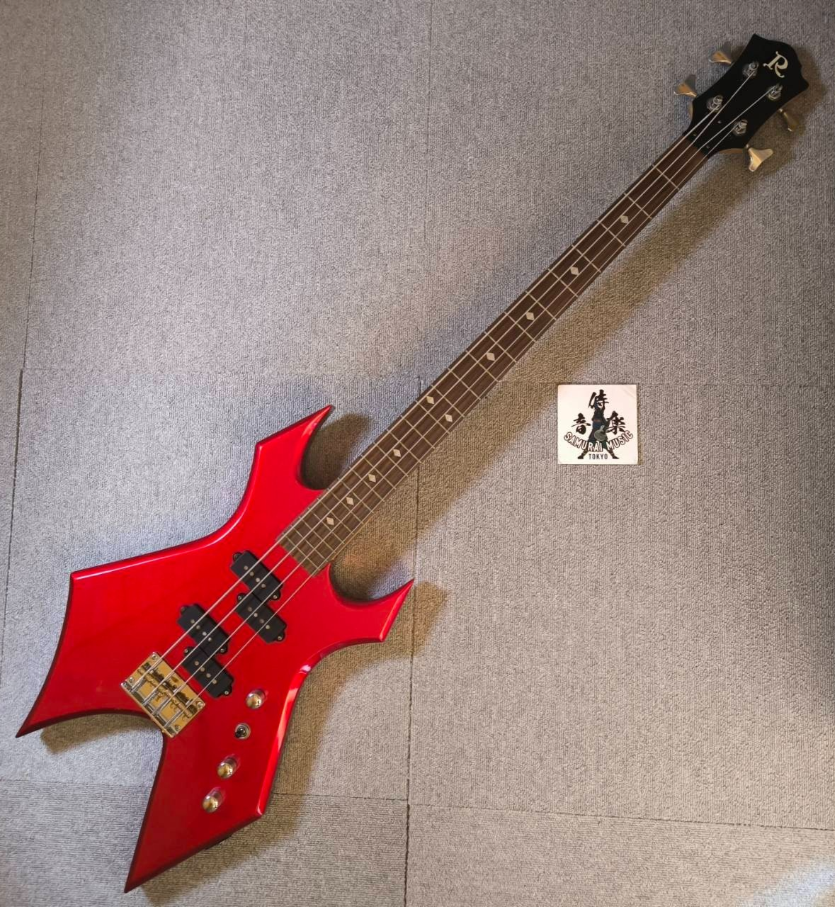 B.C. Rich Warlock ワーロック メタリックレッド ケース付き