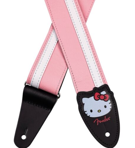 Fender X Hello Kitty Official Leather Guitar Strap, Pink | eBay Fender X Hello Kitty Official Leather Guitar Strap, Pink | eBay