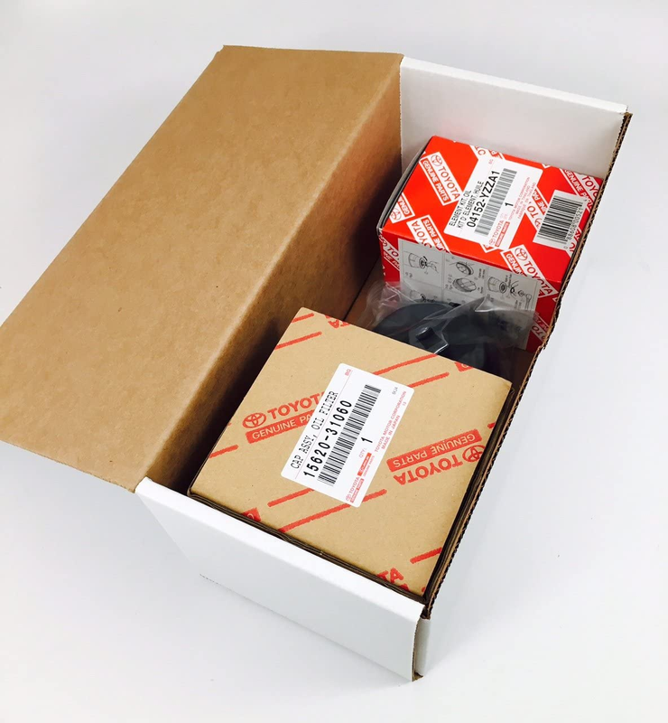 Genuine 04152YZZA1 Oil Filter with Genuine 1562031060 Oil Filter Housing Cap and