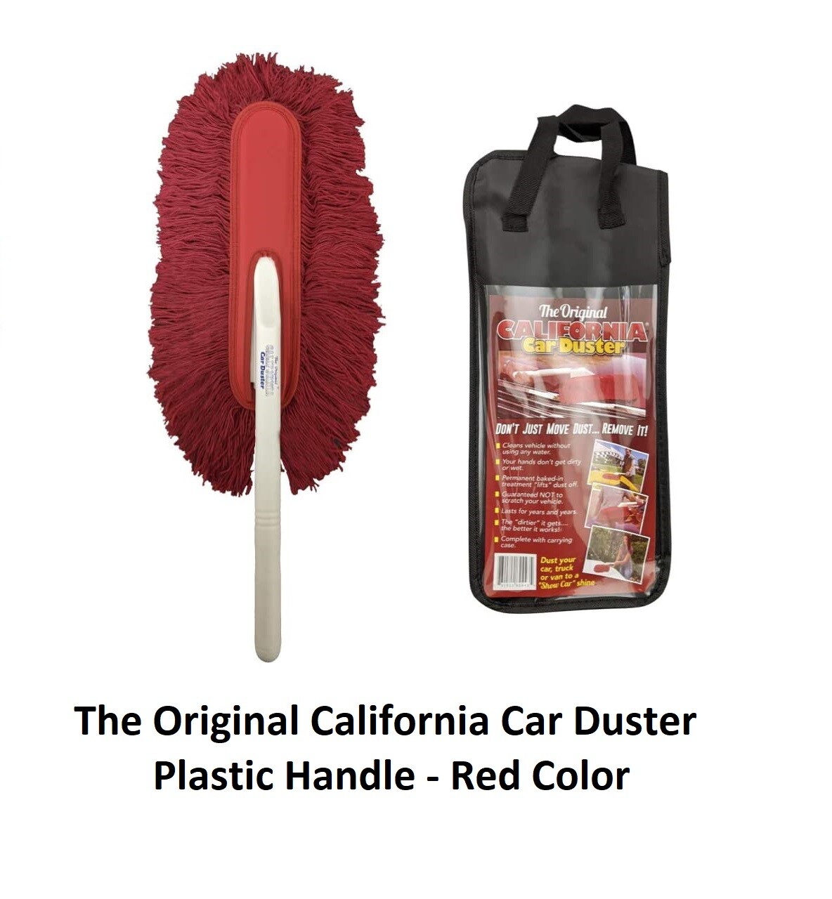 New California Car Duster 62443 Standard Car Duster With Plastic Handle