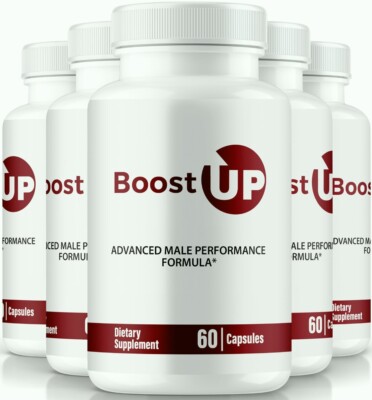 (5 Pack) BoostUp for Men, Boost Up Male Performance, Test Booster Capsules