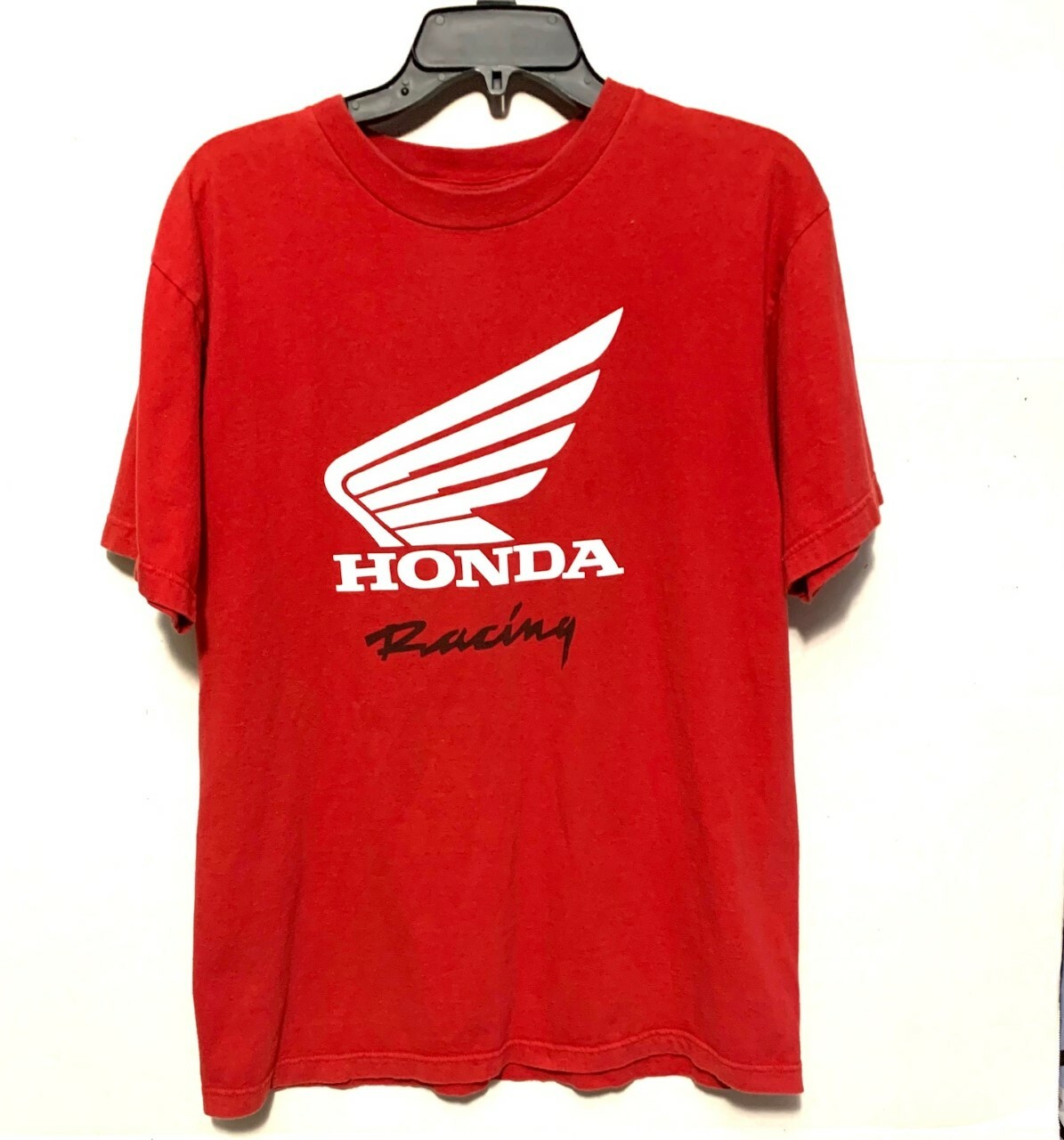 Vintage Fox Honda Racing Shirt Pull Over Red Large | eBay