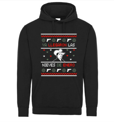 Chalino Sanchez Ugly Christmas Nieves De Enero Sweater Style Hoodie Sweater