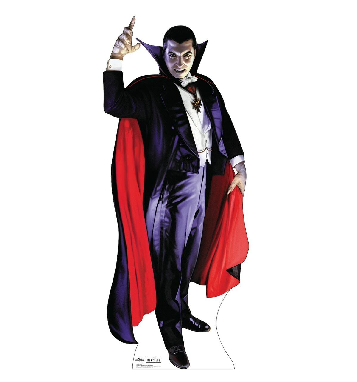 Dracula Halloween Lifesize Standup Standee Cardboard Monster P...