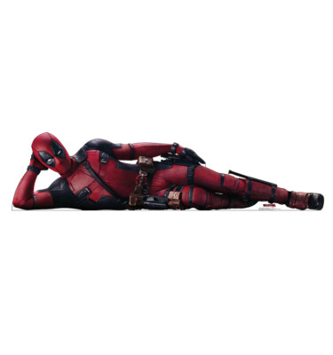 DEADPOOL LAYING DOWN - LIFE SIZE STANDUP/CUTOUT BRAND NEW 5306