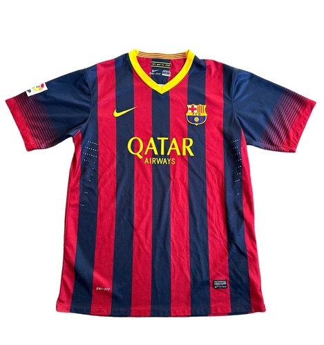 Nike FCB Barcelona Qatar Airways Authentic Unicef V Neck