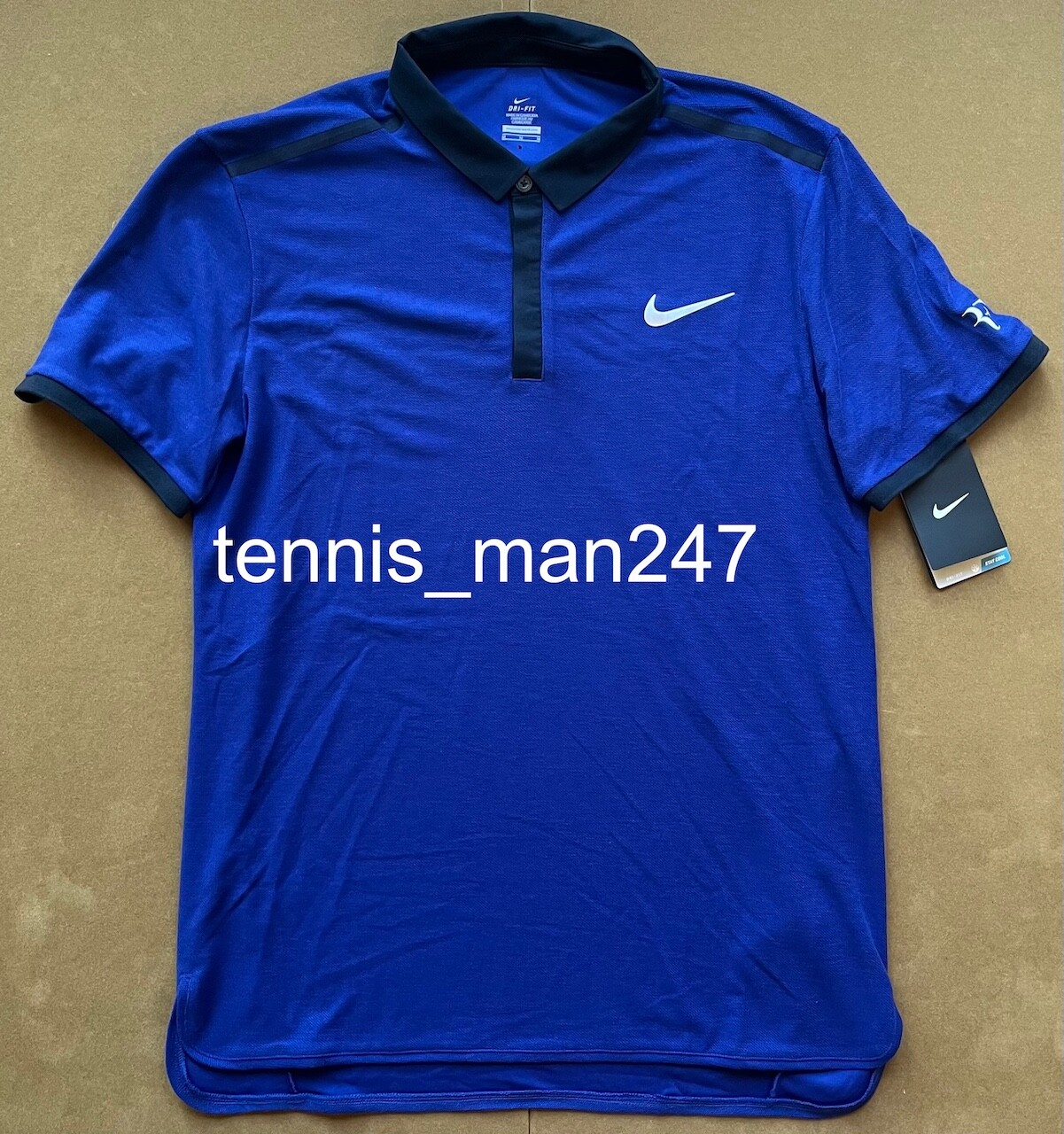 NIKE 2016 全仏 フェデラーモデル RFポロシャツ Mサイズ NIKE 2016 全