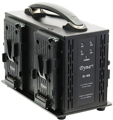 Dynacore Portable Simultaneous 4-channel Quad V-Mount Battery Charge