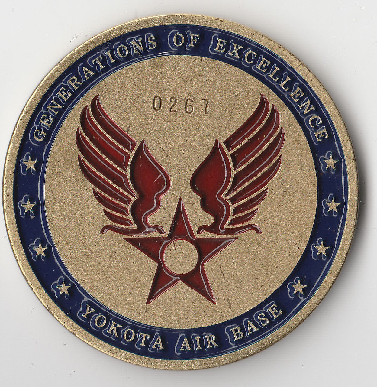 USAF BALL Yokota Air Base, Japan Challenge Coin 2