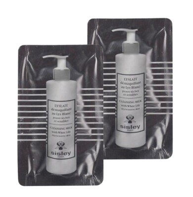 Sisley LYSLAIT CLEANSING MILK with White Lily sample 5ml x 2pcs = 10ml