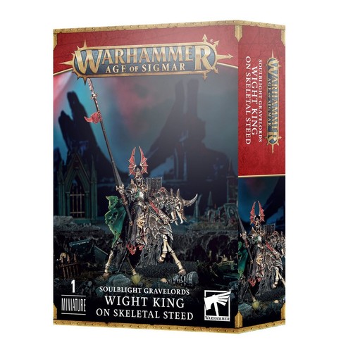 Повелители могил AoS Soulblight: Король-упырь на коне