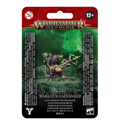 Warhammer AoS: Скавен - колдун Гальванир