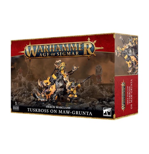 Warhammer: AoS - Боевые кланы Орруков - Клыкастый Босс на Моу-Грунте