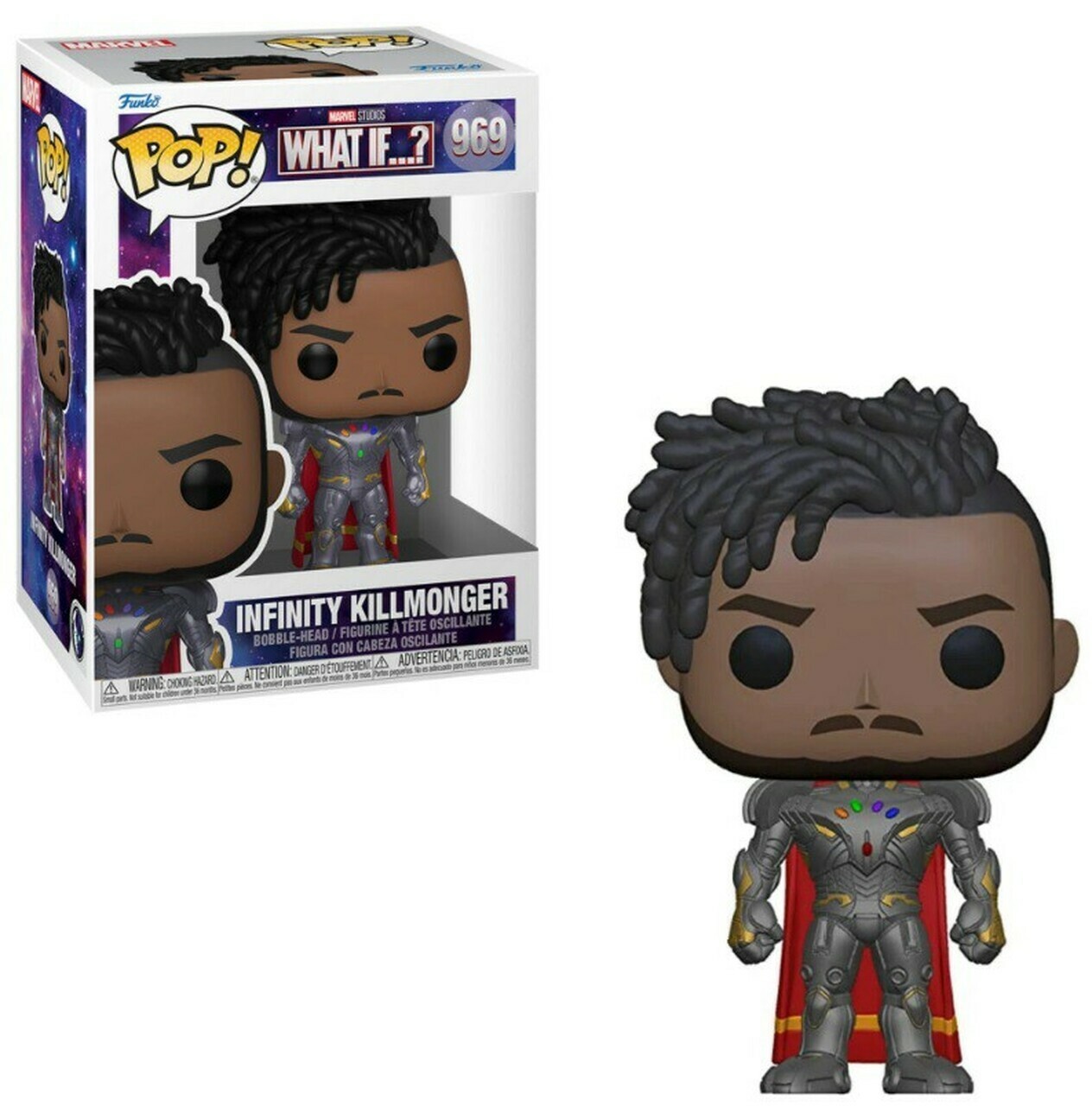 ホワット・イフ インフィニティ キルモンガー POP! Funko ファンコ Amazon.com: Funko POP! Marvel What if Infinity Killmonger