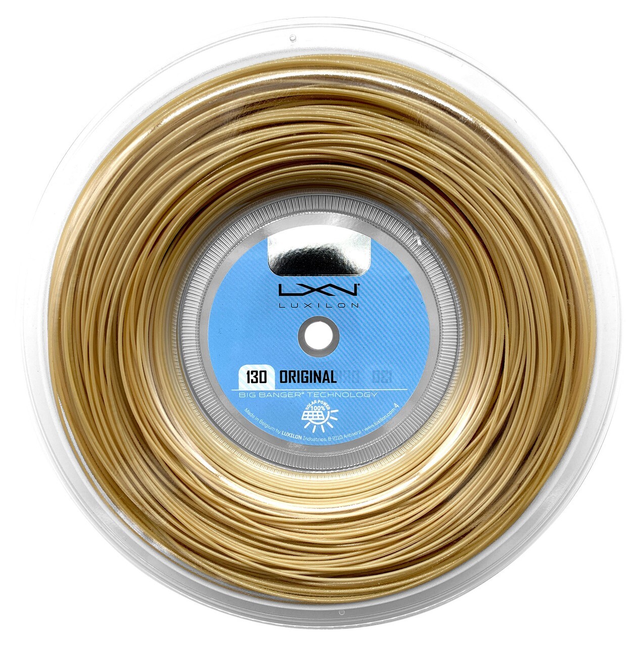 LUXILON テニス ストリング ORIGINAL130 200mリール Luxilon ORIGINAL 130 Tennis String (Amber) 660ft 200m Reel