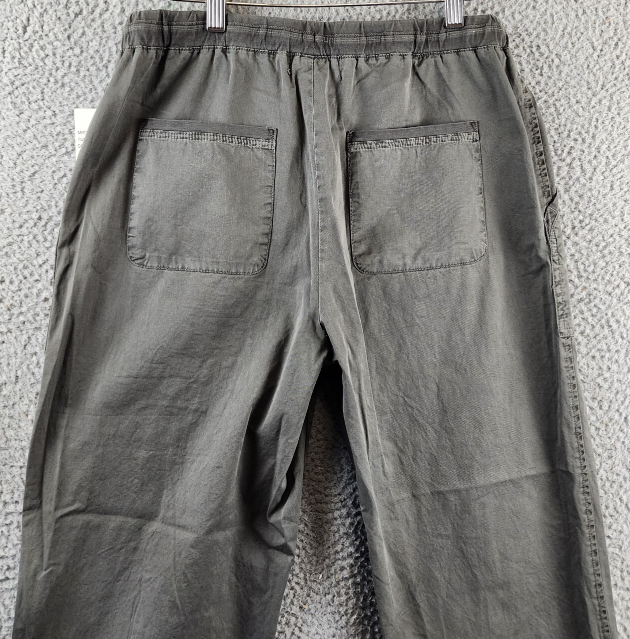 Velvet by Graham & Spencer Misty Drawstring Pants Women's S Tundra Grey Pull-On~ - Picture 13 of 13