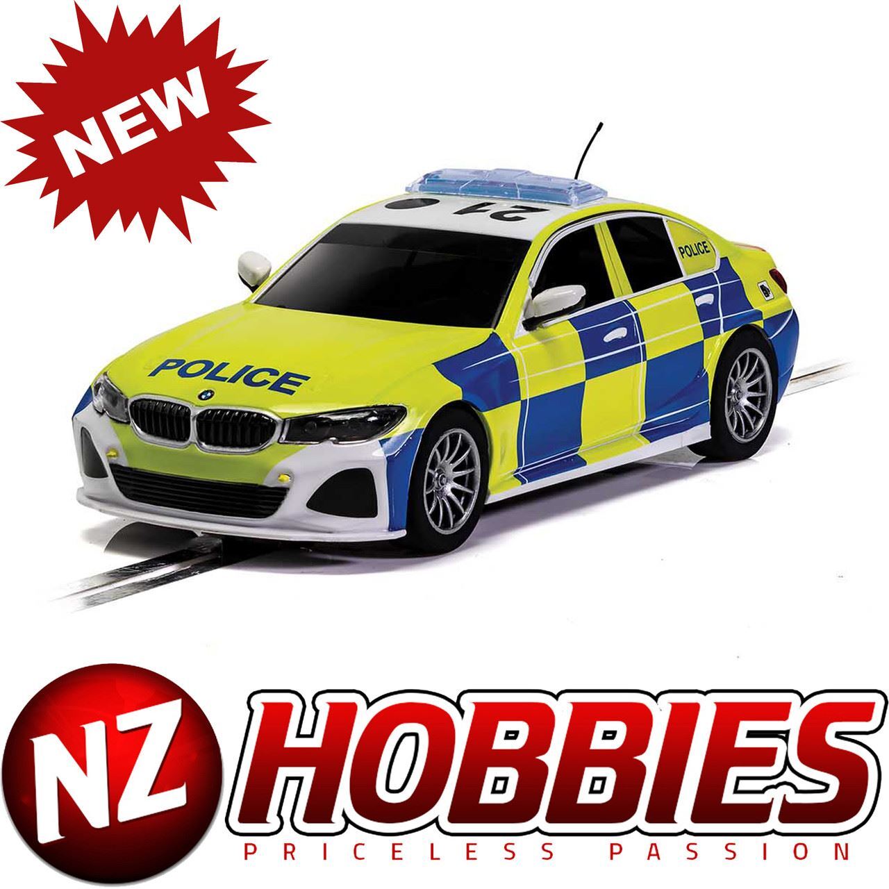 Scalextric C4165 BMW 330i M-Sport - Police Car 1/32 Slot Car