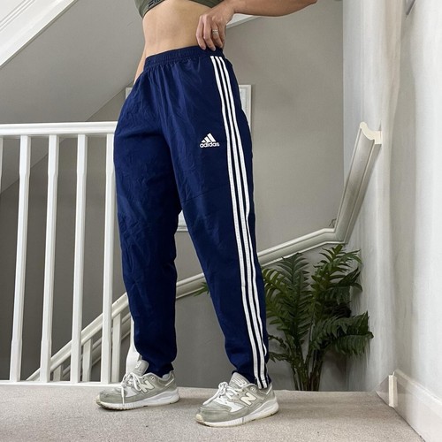 パンツ 00s adidas wide track pants y2k teck M Adidas 00s Baggy Fit Shell Track Pant Windbreaker Size XL
