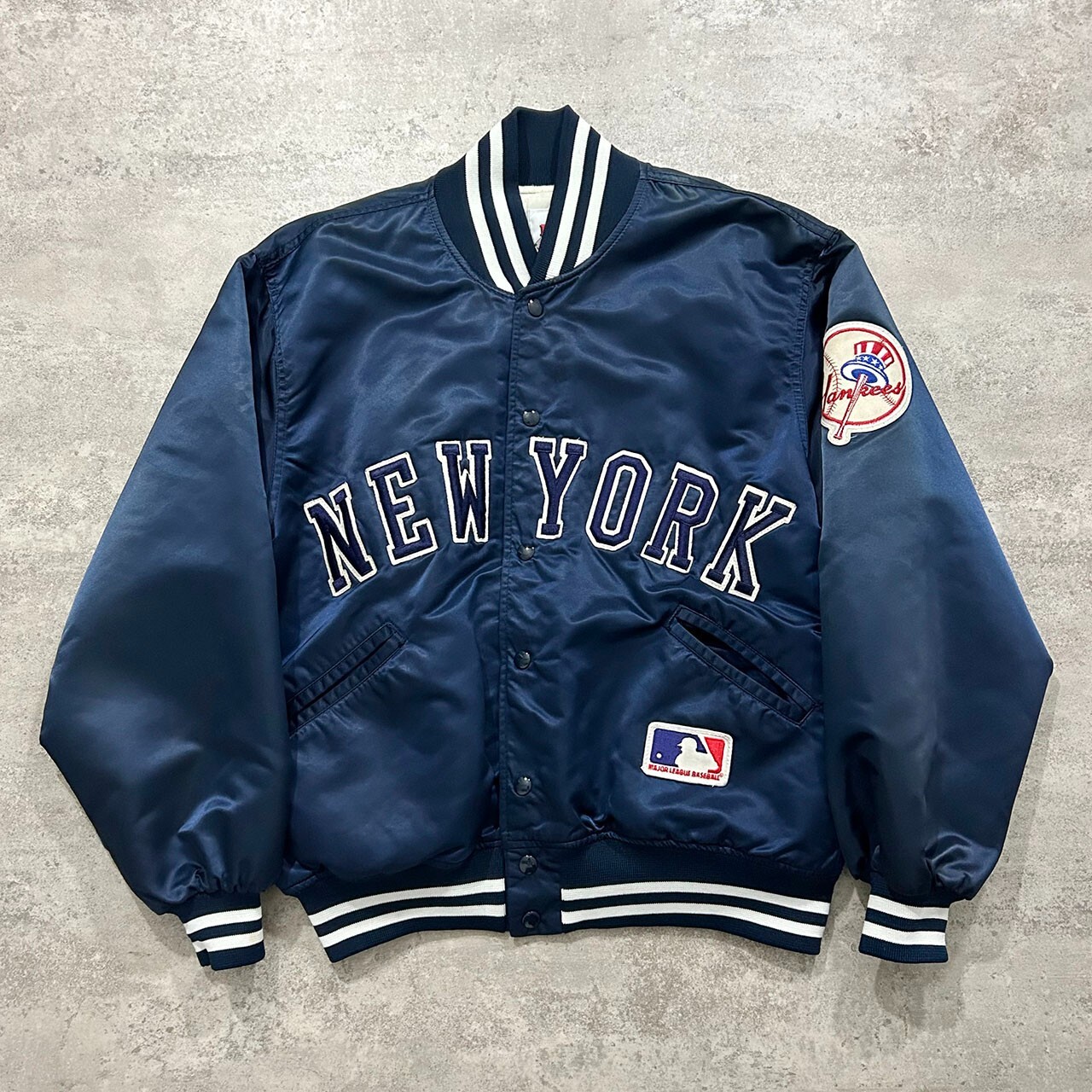 80s 90s MLB NEW YORK YANKEES FELCO SATIN JACKET MADE IN USA 80s 90s MLB NEW YORK YANKEES FELCO SATIN JACKET MADE IN USA
