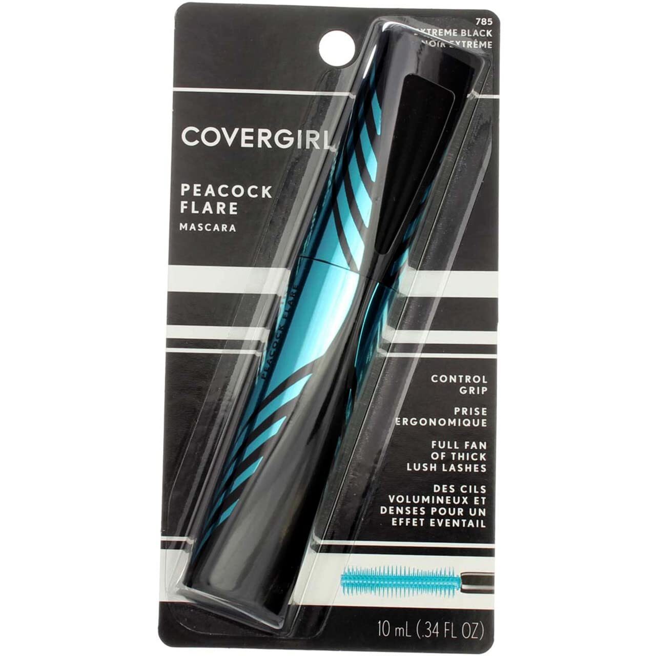 COVERGIRL Peacock Flare Mascara #785 Extreme Black 0.3 fl oz