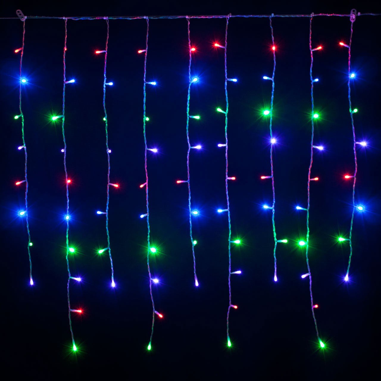 Tenda Luminosa Decorazione Natale 280 Led Luci Natalizie Addobbi Multicolore dfh
