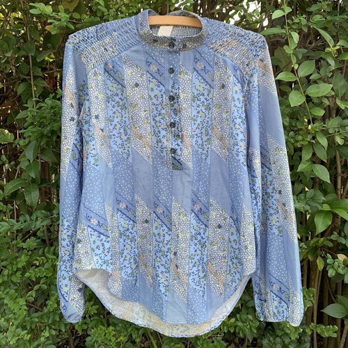 シャツ/ブラウス(長袖/七分) GUNNE SAX - GUNNE SAX Vintage blouse 70s Gunne Sax Blouse - S/M – Owlephant Vintage