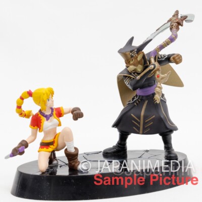 RARE! Chrono Cross Kid vs Lynx Yamaneko Diorama Figure JAPAN