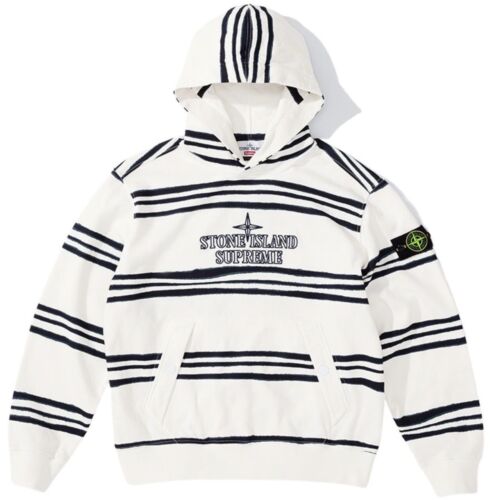 Stone Island x Supreme FW20 Warp Stripe Hooded Sweatshirt Stone Island x Supreme FW20 Warp Stripe Hooded Sweatshirt