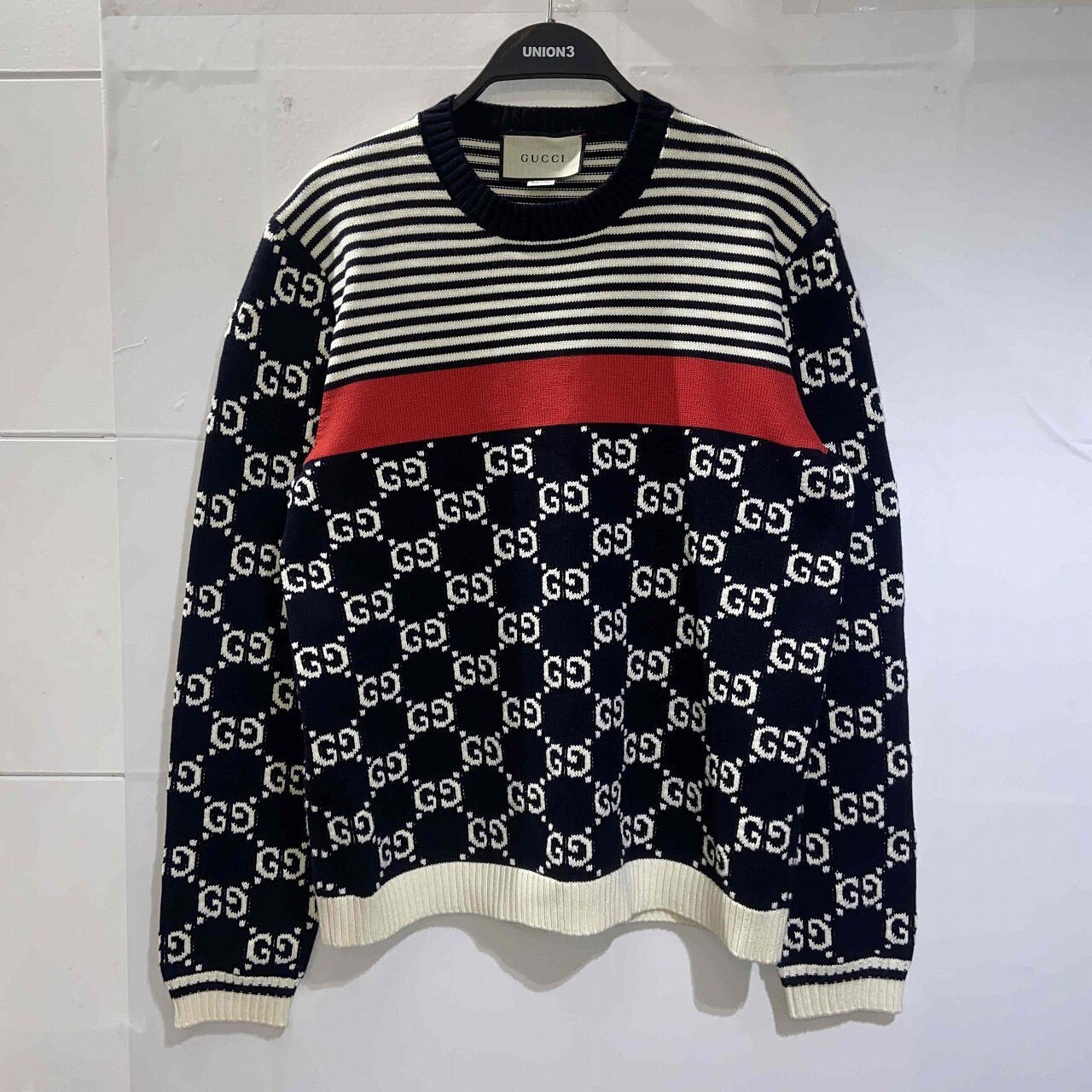 【送料&関税込】Gucci Ivory Silk Sweater Silk crêpe de chine shirt in ivory | GUCCI® US