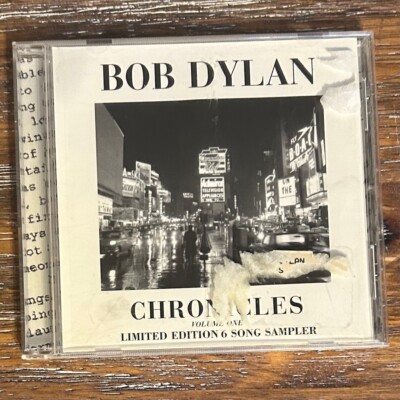 Bob Dylan Chronicles Vol 1 CD Limited Edition 6 Song Sampler