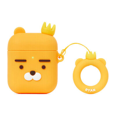 Kakao Friends Ryan Silicone Finger Ring Air Pods Case Cover For 1,2 generation 