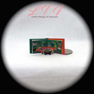 GOODNIGHT MOON 1:12 Scale Miniature Readable Color Illustrated Book