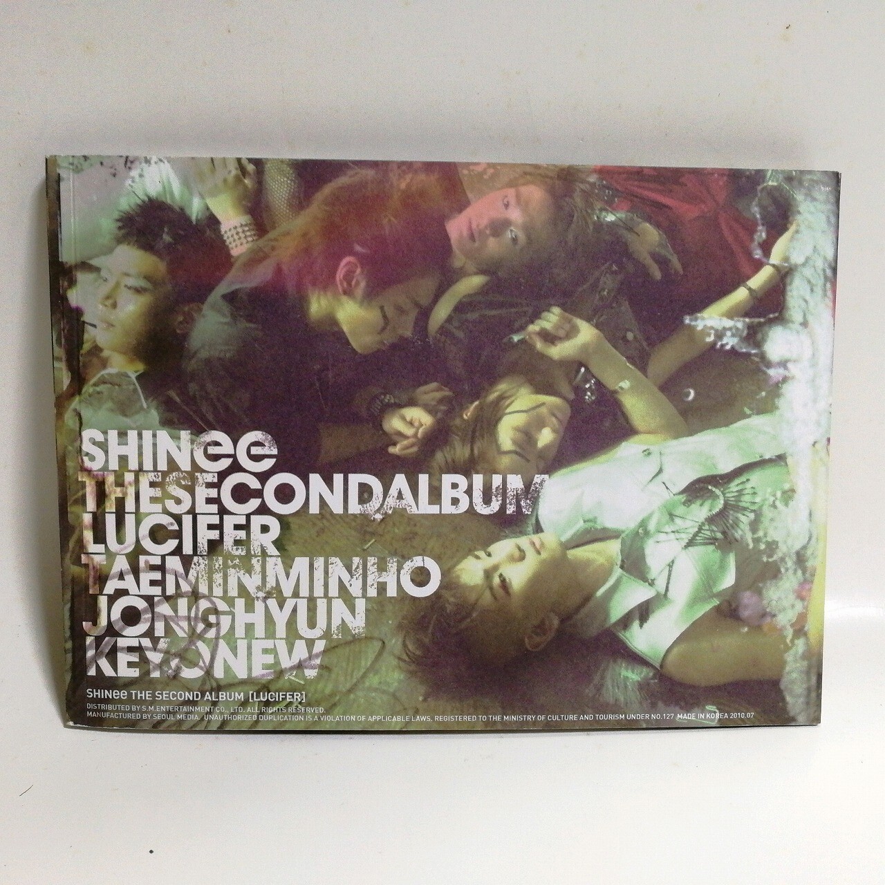 CD SHINee Korea Press The Second Album Lucifer No Photocard