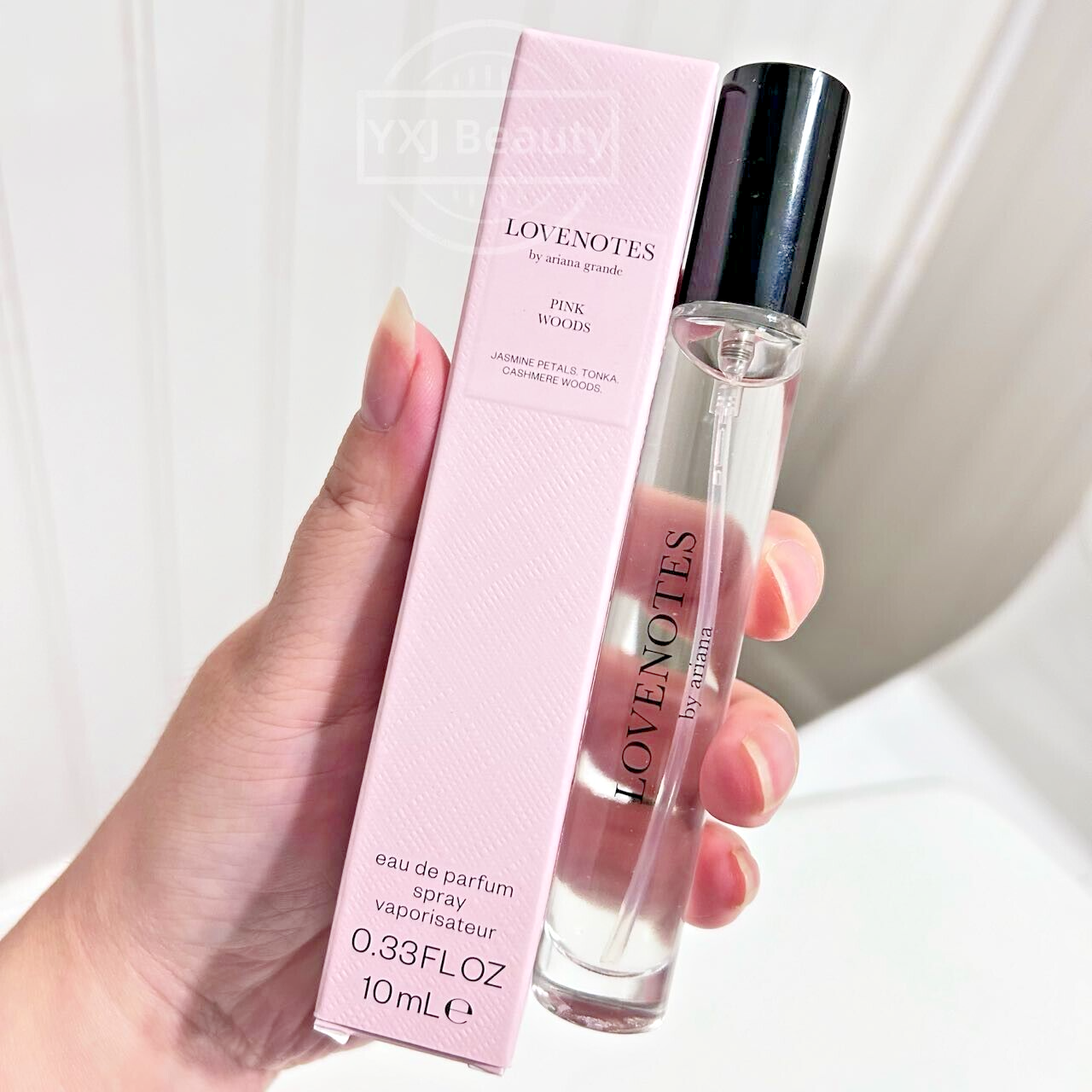 New Ariana Grande LOVENOTES Pink Woods EDP Perfume Travel Spray 10