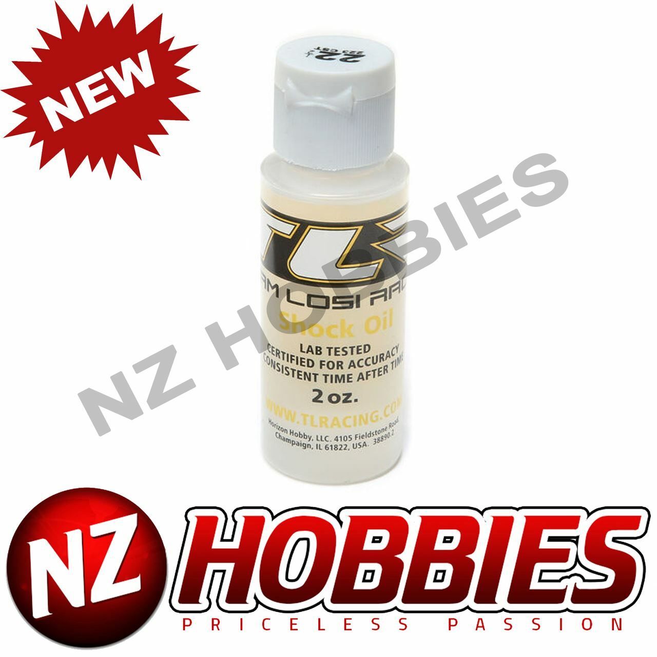 Losi TLR74003 SILICONE SHOCK OIL, 22.5WT, 223CST, 2OZ