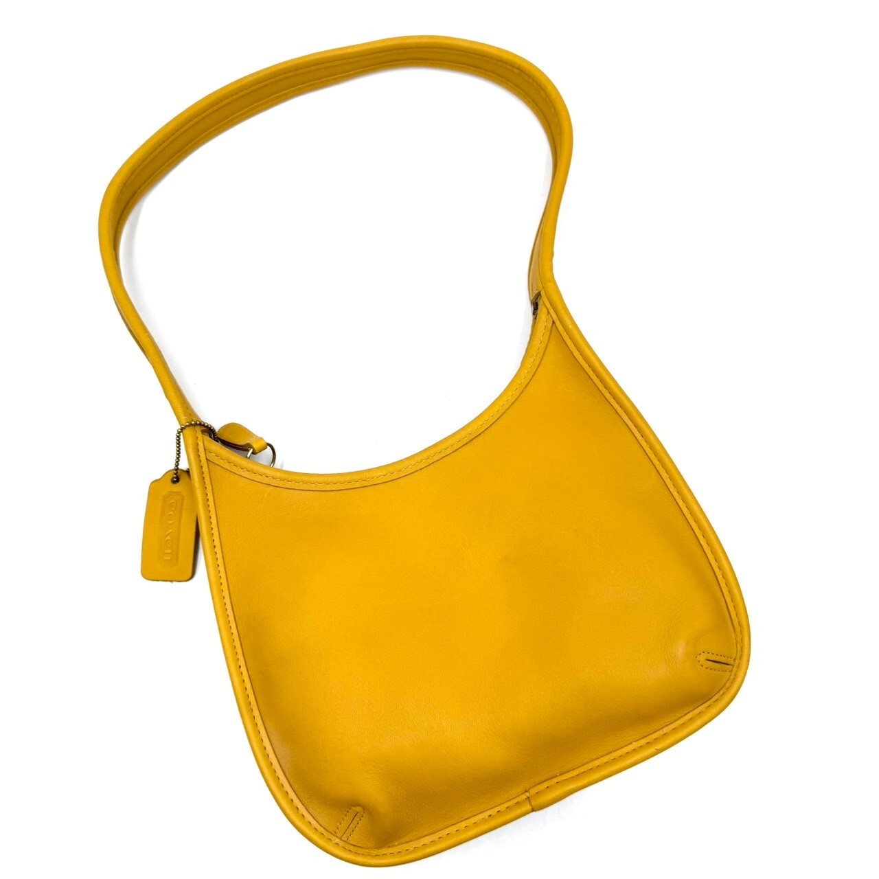 Coach Ergo Vintage Tangerine Orange Yellow 9020 One Shoulder