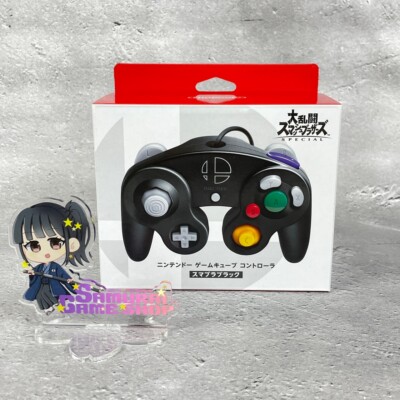 Nintendo Official Gamecube Controller & Adapter Smash Bros Black Switch Wii U